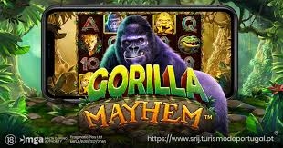  Gorilla Mayhem, Pragmatic Play, slot selvagem, rodadas grátis, grandes multiplicadores.